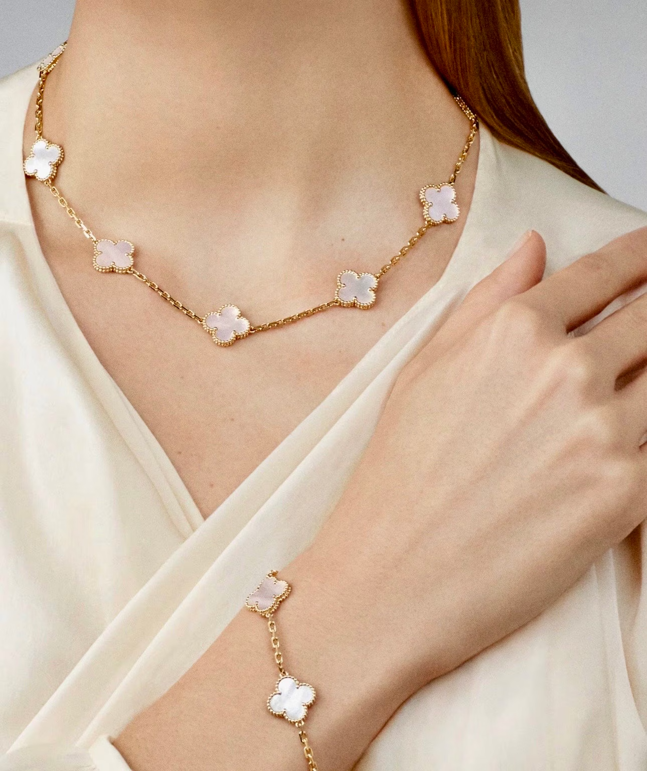 Kleeblatt 3 teiliges SET 18 Karat Goldveredelung • Statement Ohrringe • Hochwertiger Edelstahl •