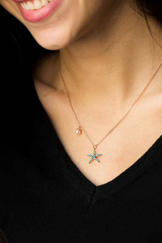 Kette SEASTAR PEARL gold
