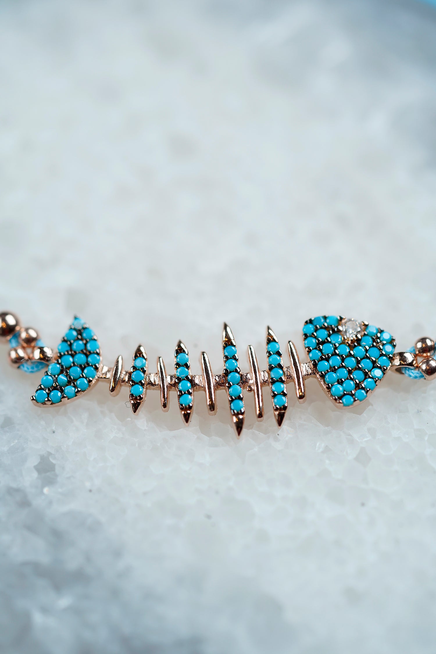 Armband TURQUOISE FISH roségold