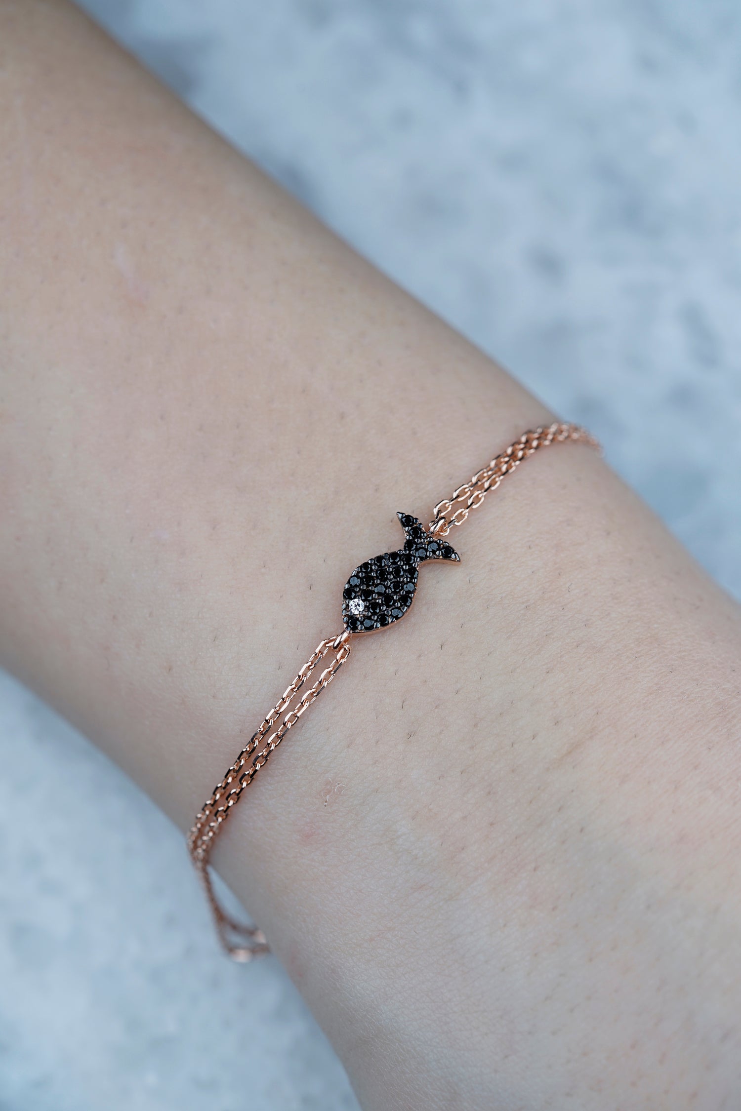 Armband HAPPY FISH roségold