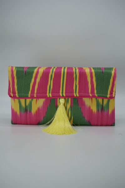 Clutch Seide HYSTERIA pink