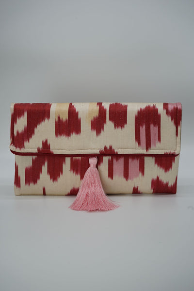 Clutch Seide TRICKY LEO rot