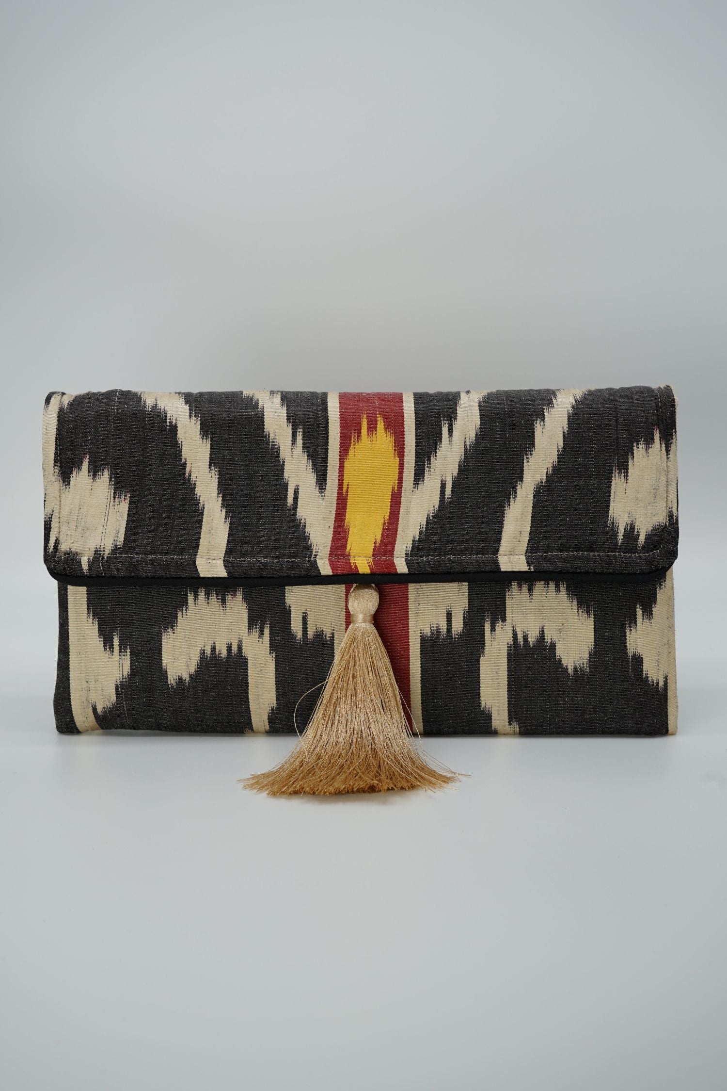 Clutch Seide CRAZY OWL schwarz