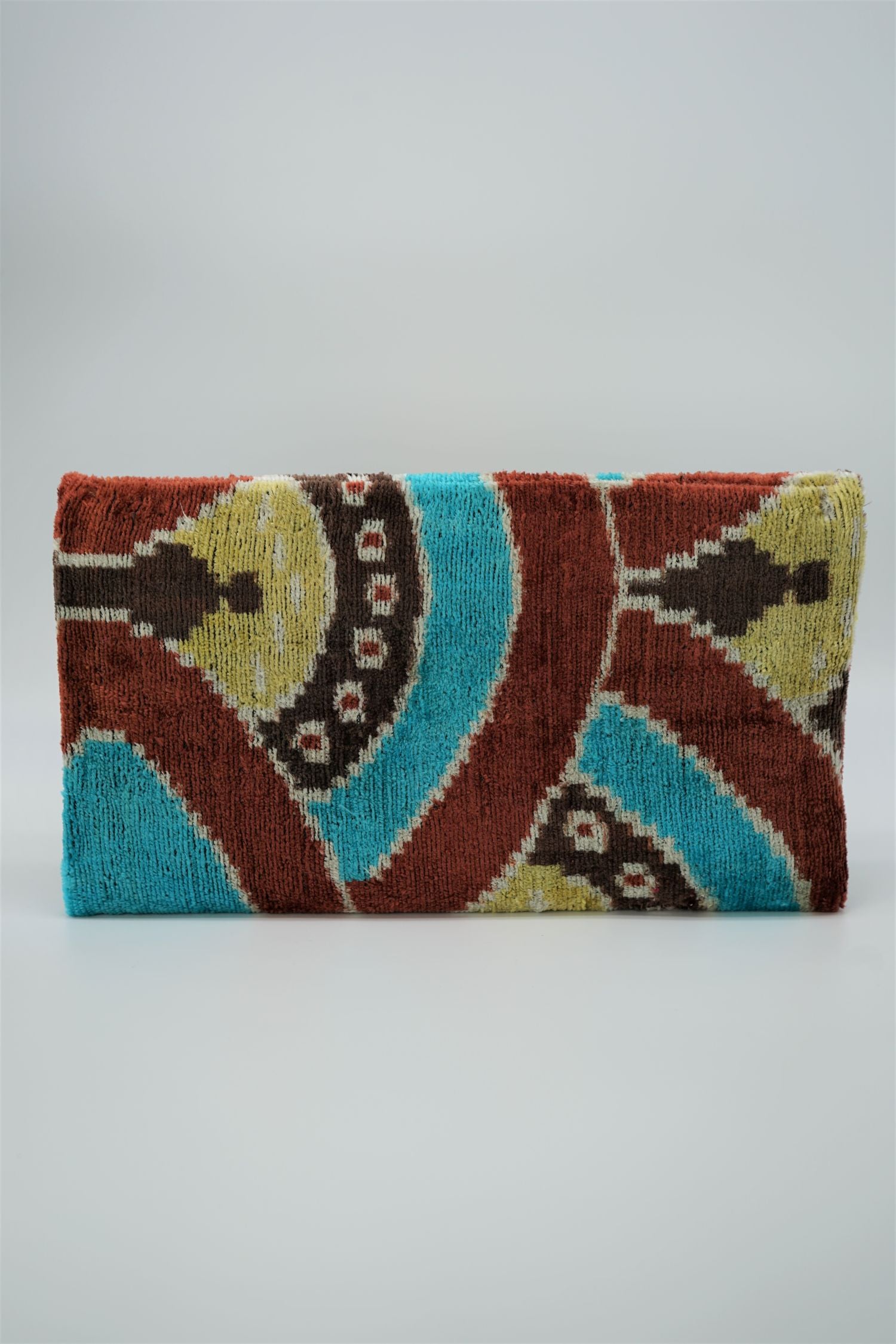 Clutch Seidensamt CRAZY CANELLA türkis