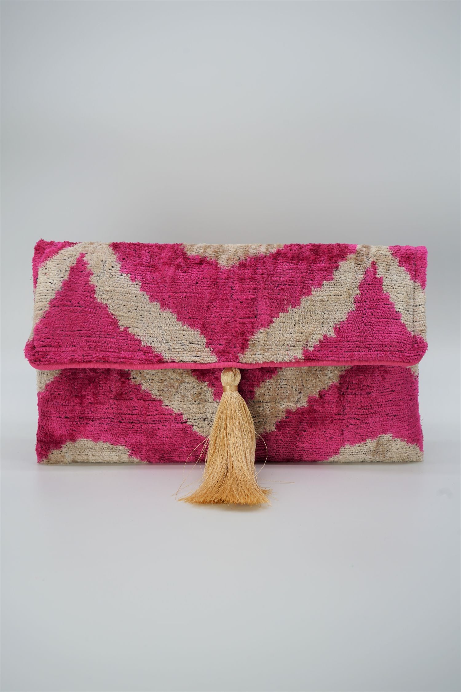 Clutch Seidensamt LILO LOOPY pink