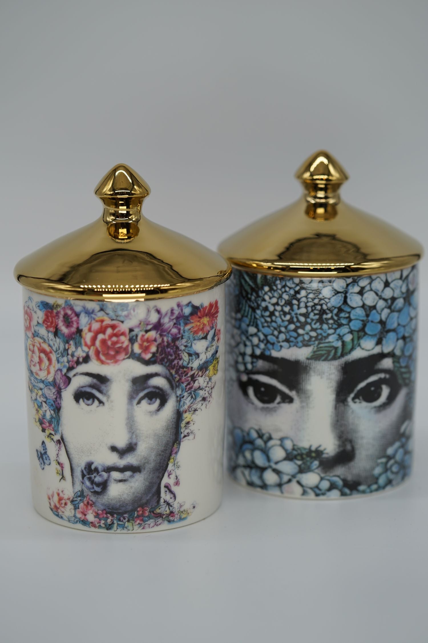 Deko Gefäß - WOMAN COLOURED FLOWERS