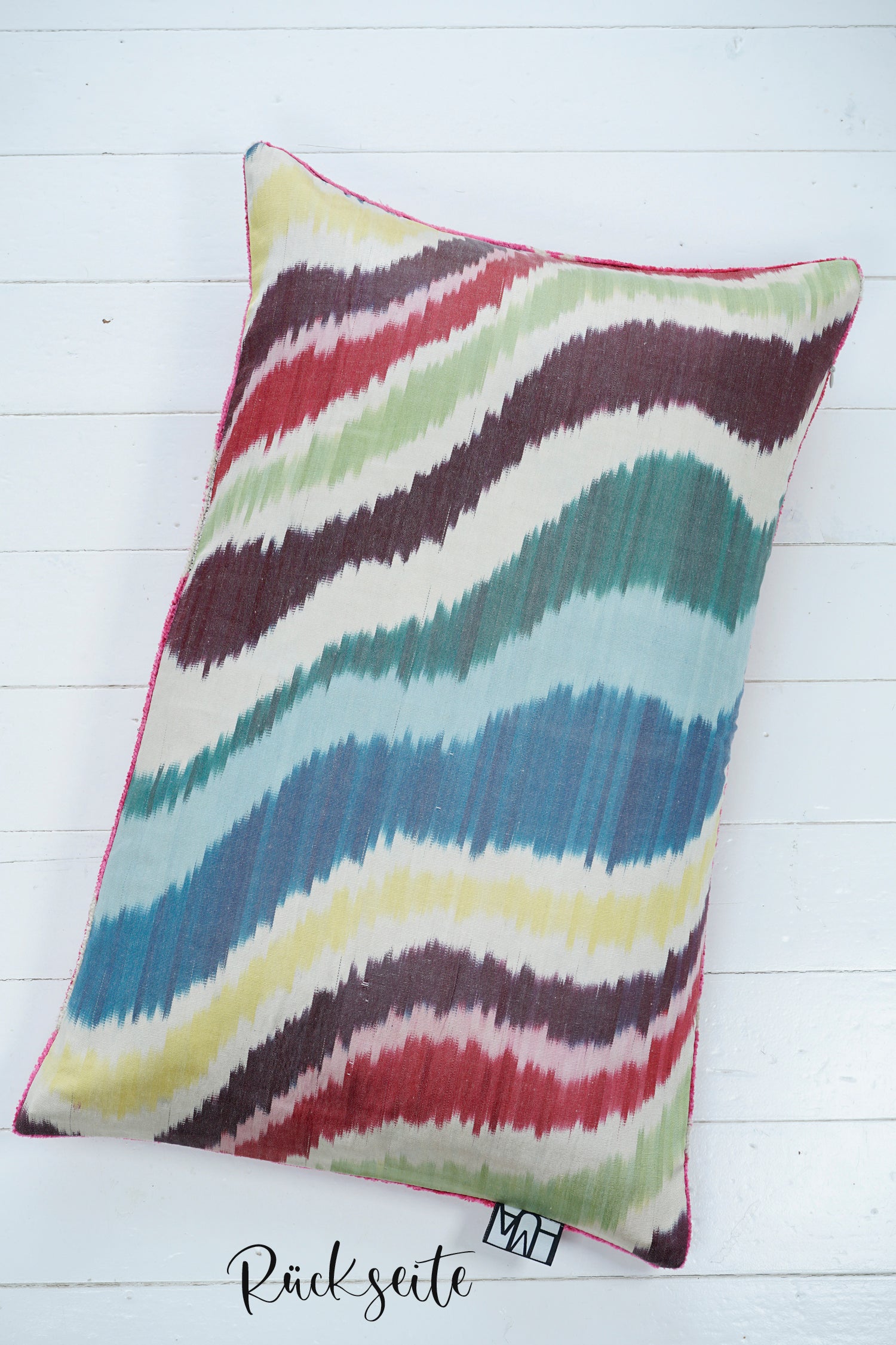 Seidensamt Kissen CHA CHA pink