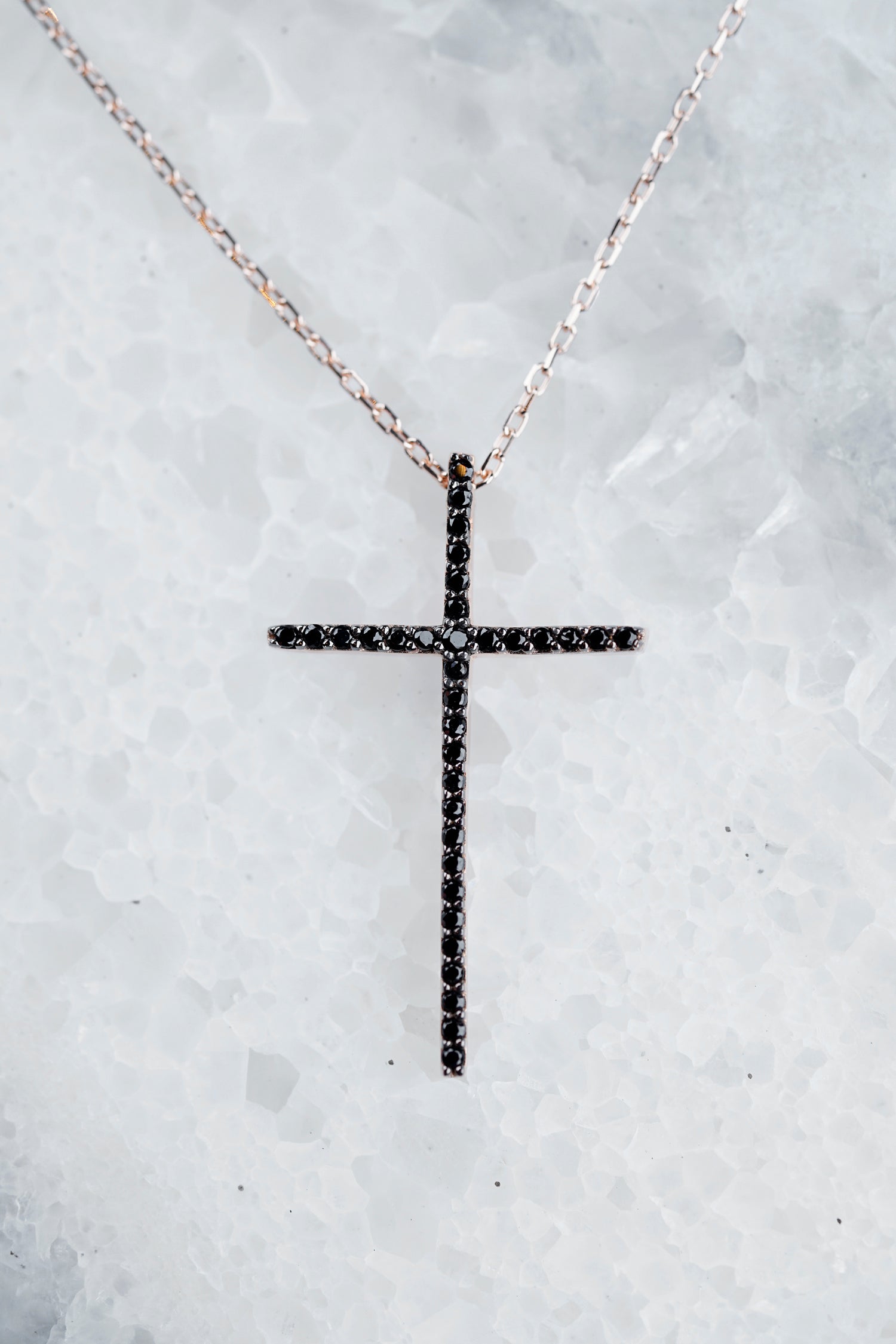 Kette CROSS roségold