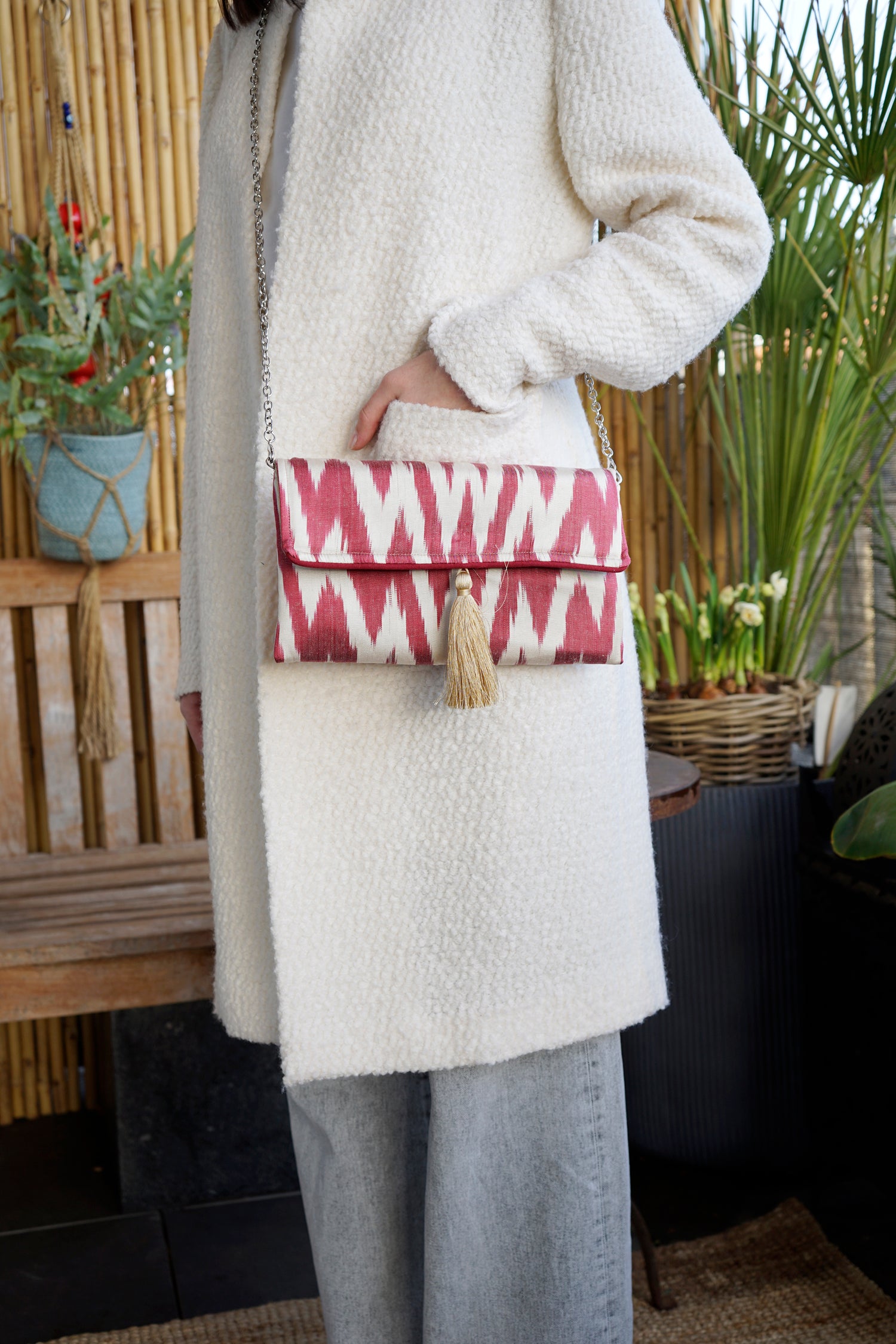 Clutch Seide BURLESQUE