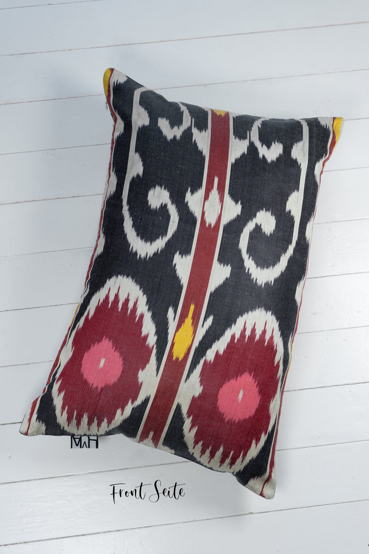 Seidenkissen CRAZY OWL schwarz