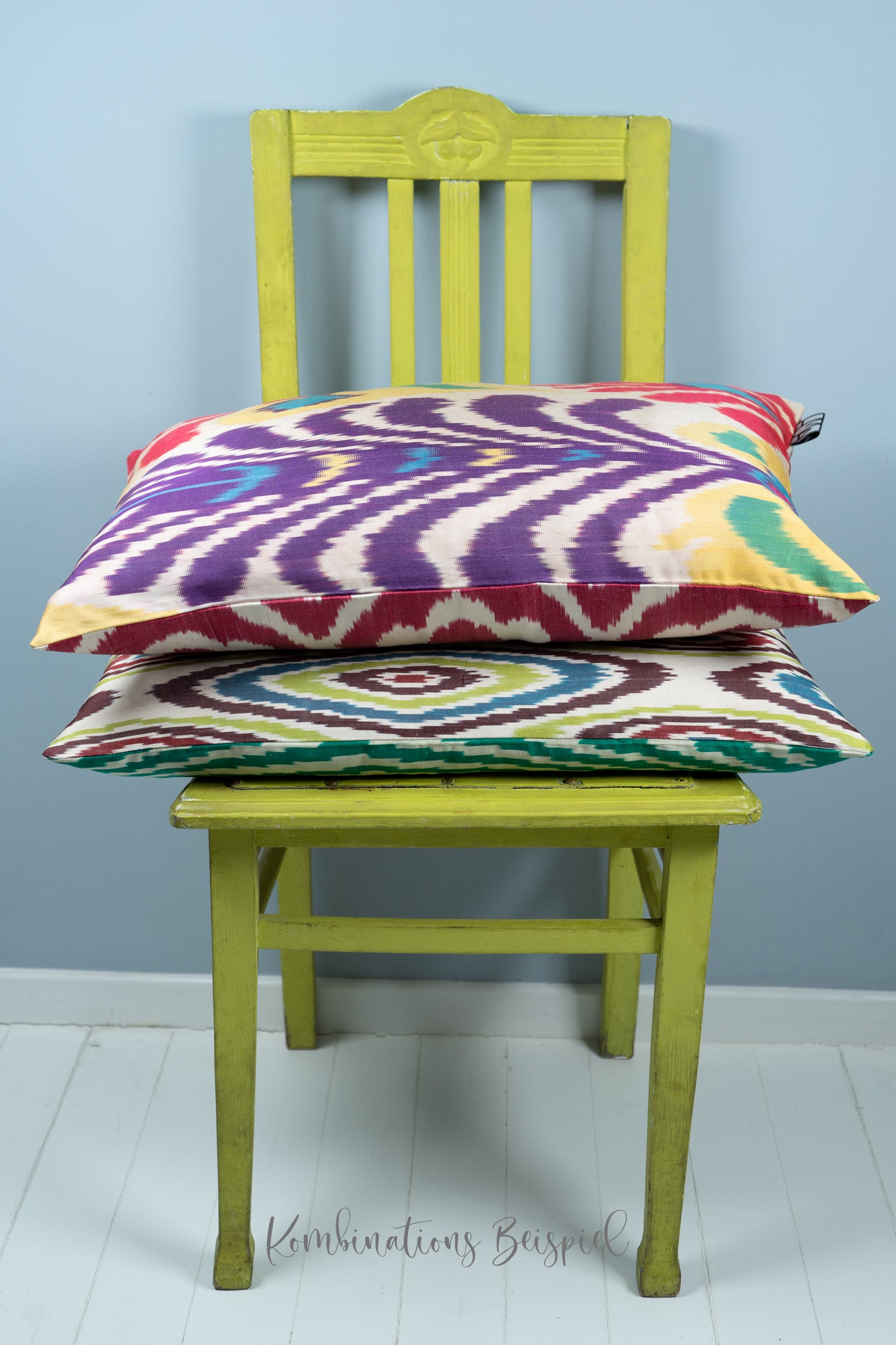 Seidenkissen CRAZY PLANTS bunt