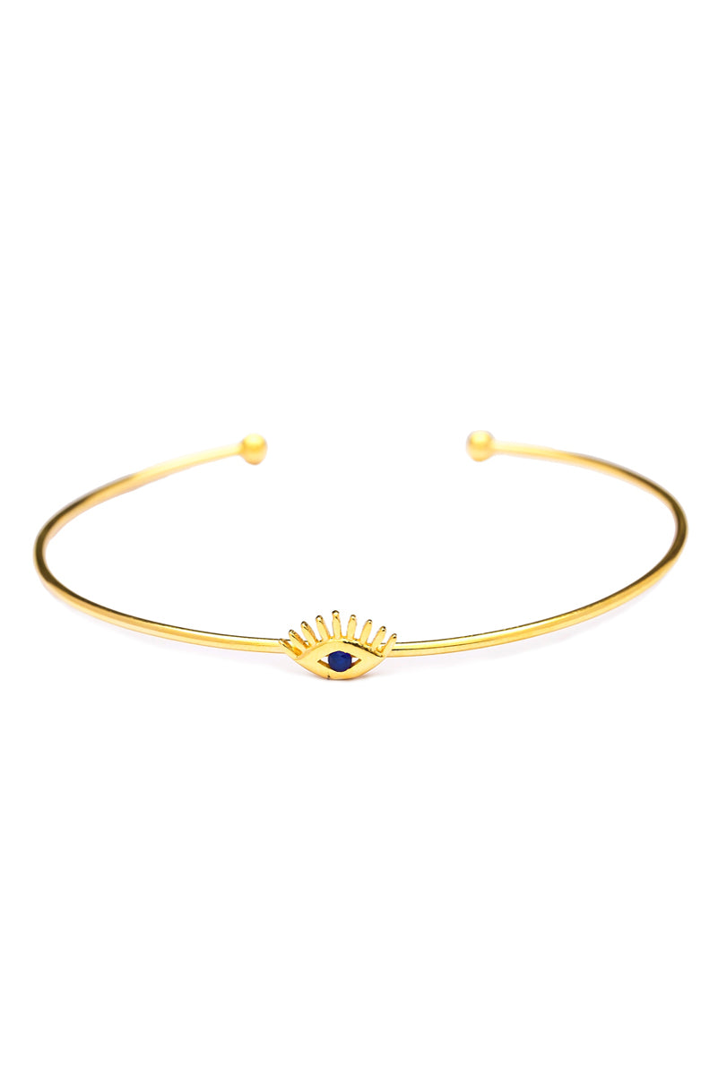 Armreif MAGIC BLUE EYE gold
