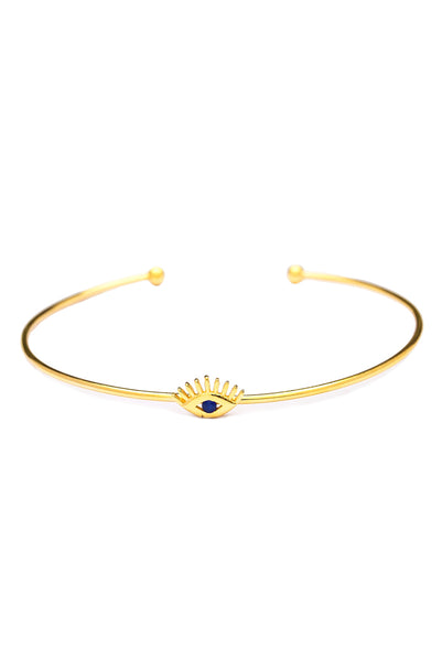 Armreif MAGIC BLUE EYE gold