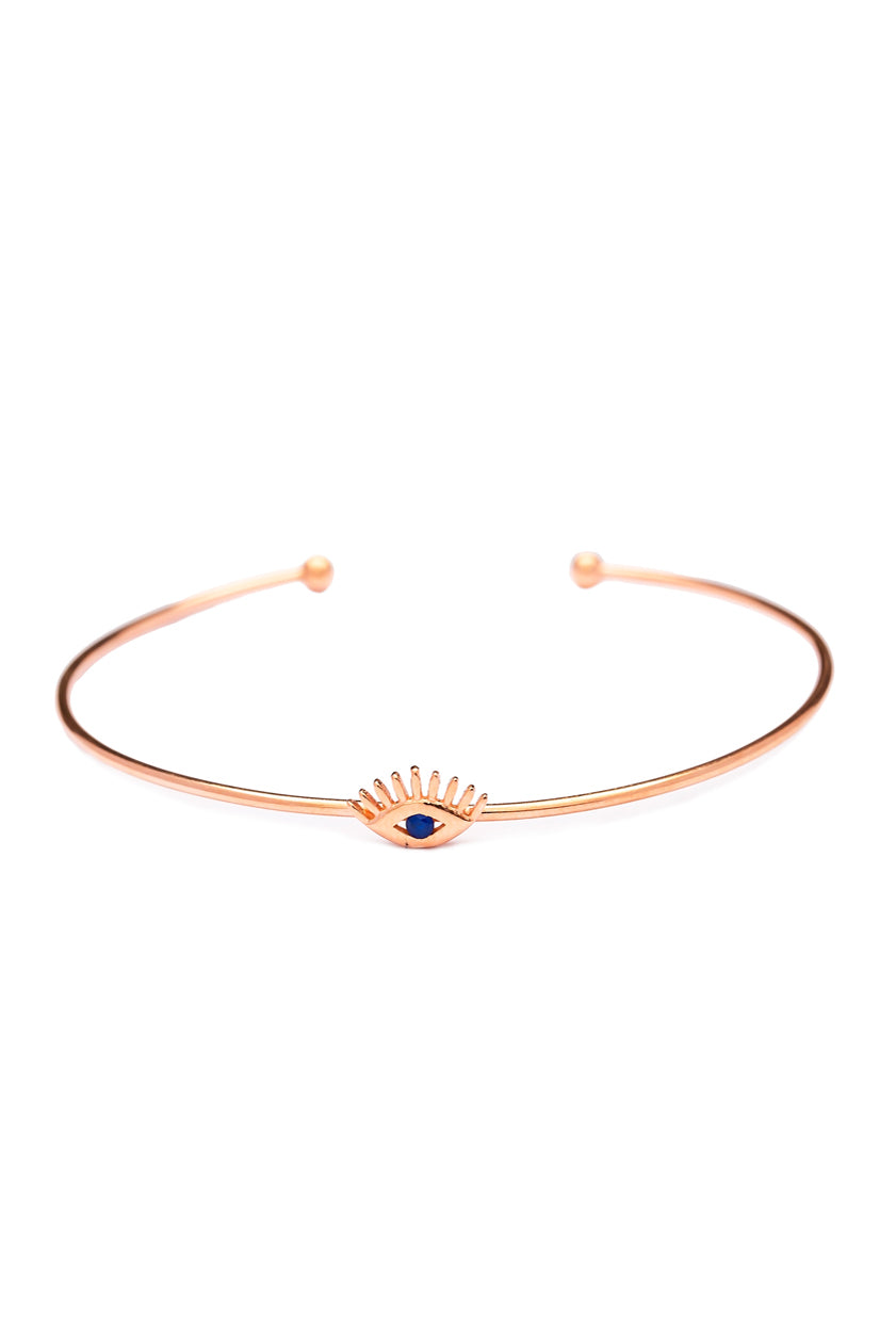 Armreif MAGIC BLUE EYE roségold