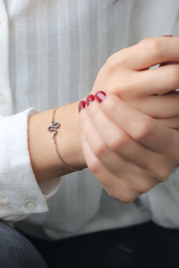 Armband SNAKE roségold