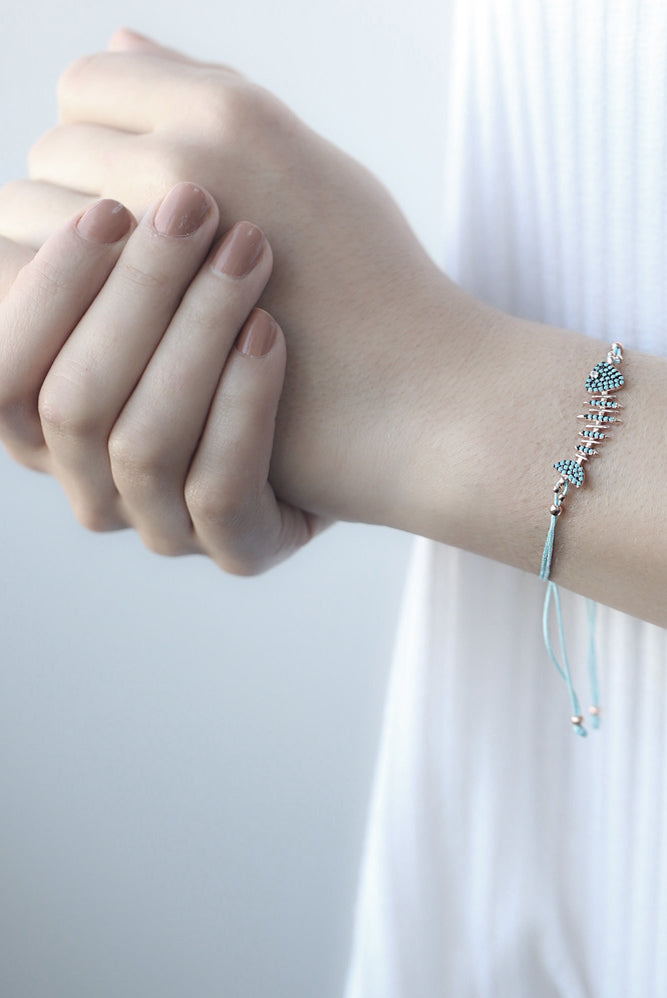Armband TURQUOISE FISH gold