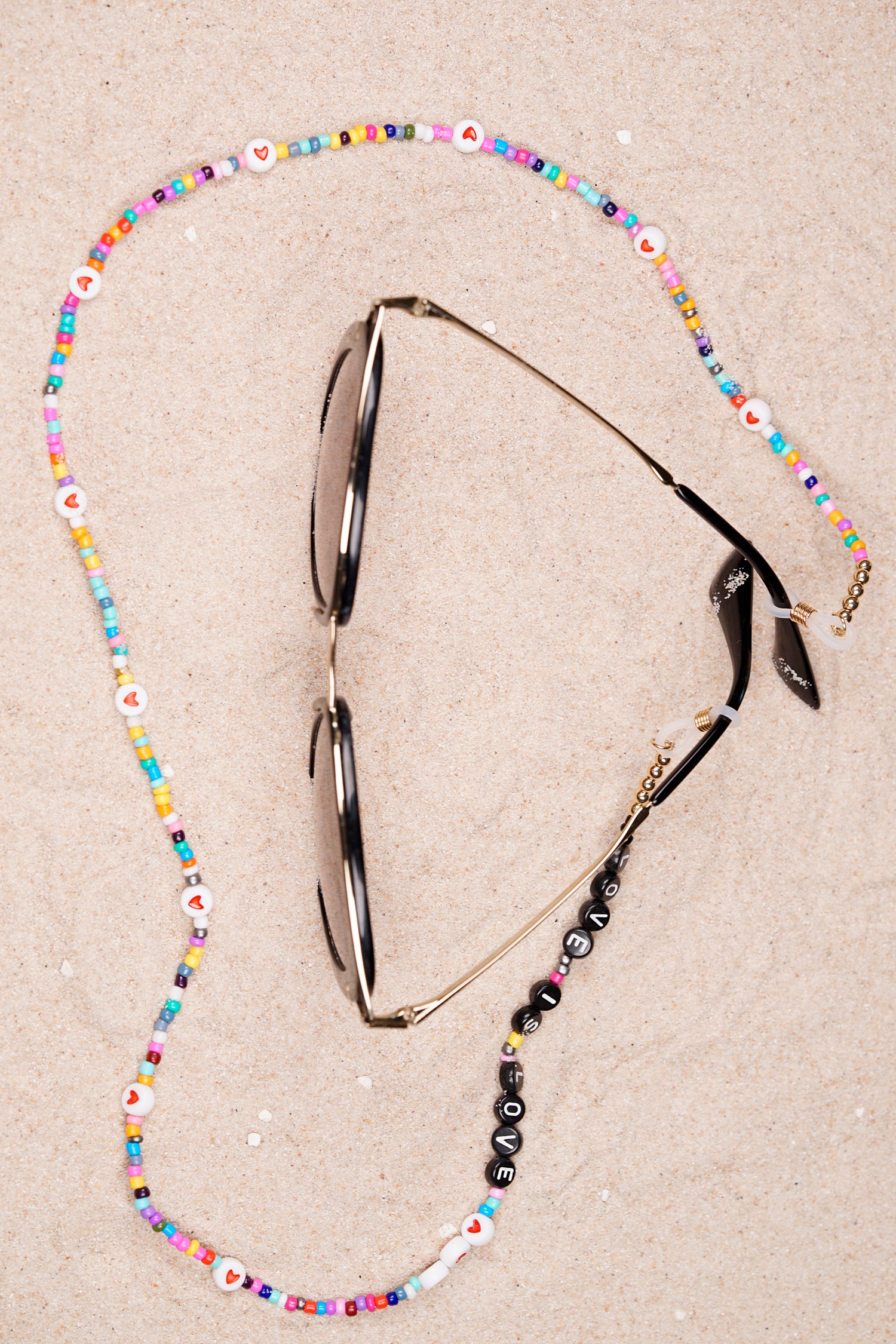 Brillenkette LOVE multicolor