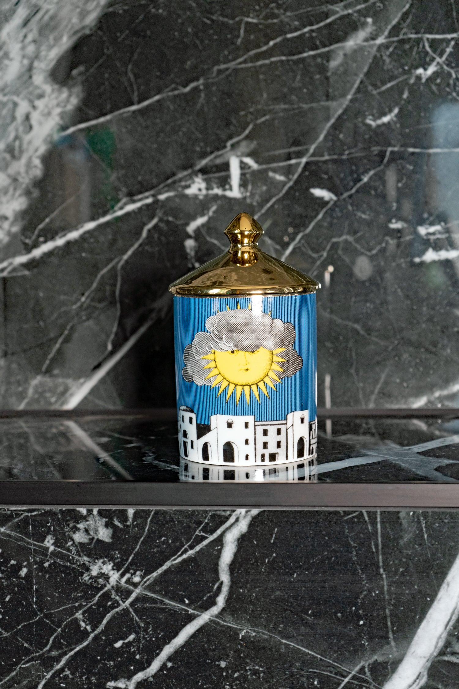 Deko Gefäß - BLUE CITY