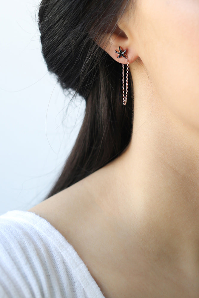 Ohrstecker STARFISH roségold
