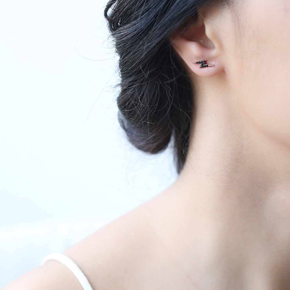 Ohrstecker LIGHTNING roségold