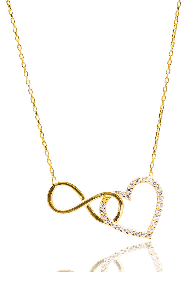Kette INFINITY & HEART gold