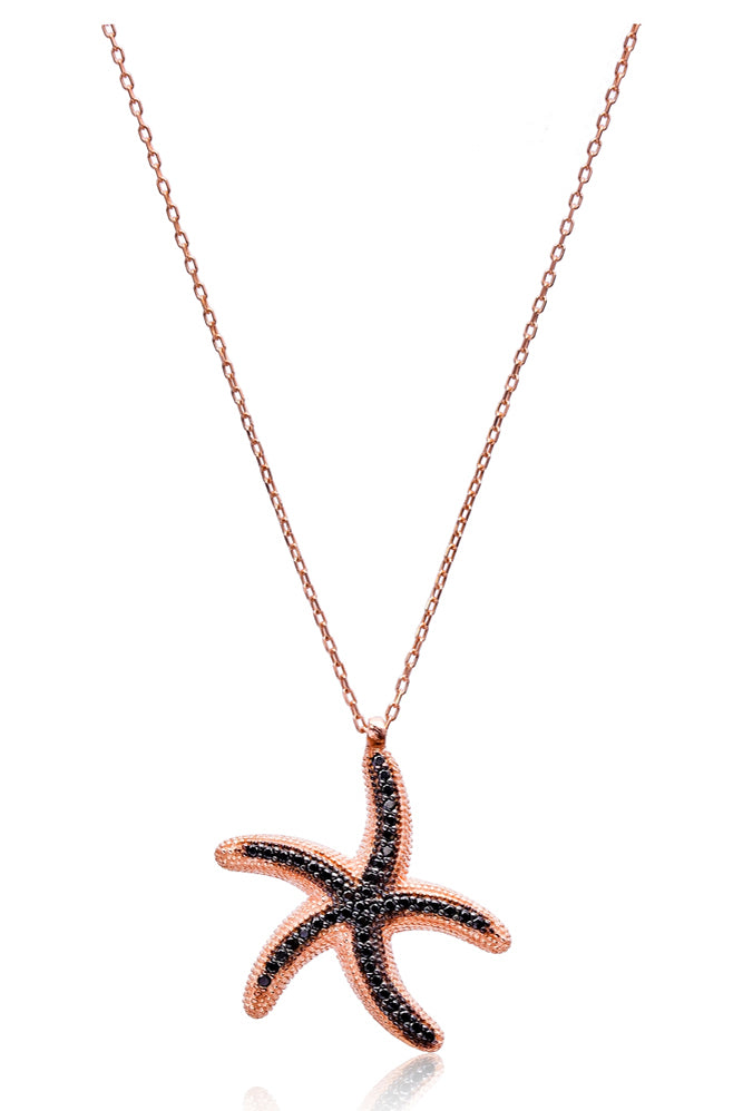 Kette BLACK SEASTAR roségold