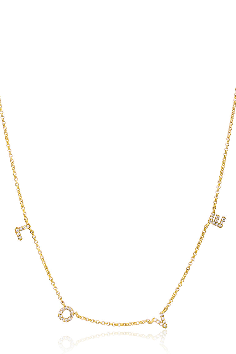 Kette LOVE gold