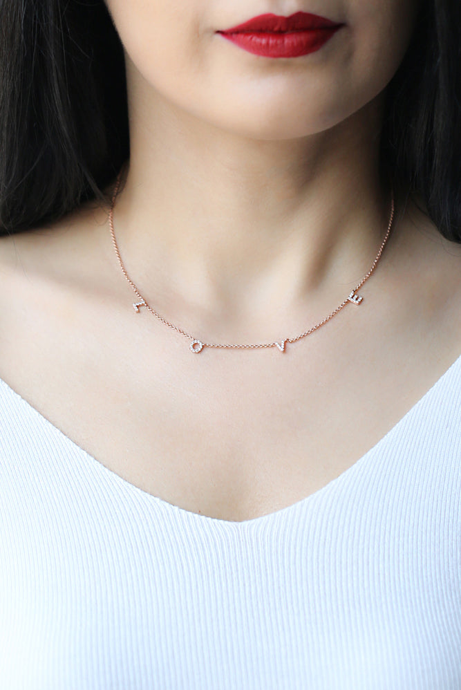 Kette LOVE gold