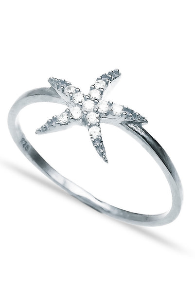Ring STARFISH silber