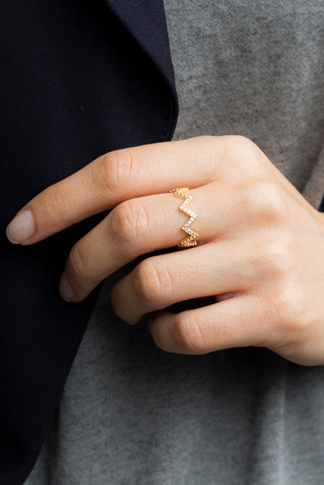 Ring ZIGZAG gold