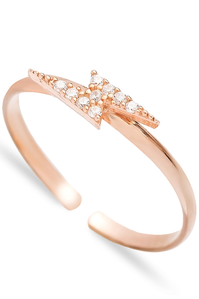 Ring LIGHTNING roségold