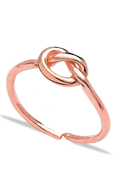Ring KNOT roségold
