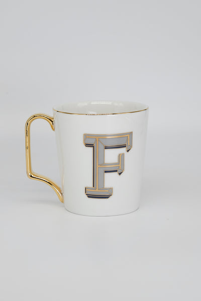Buchstaben Tasse F