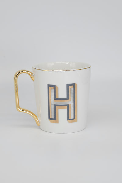 Buchstaben Tasse H