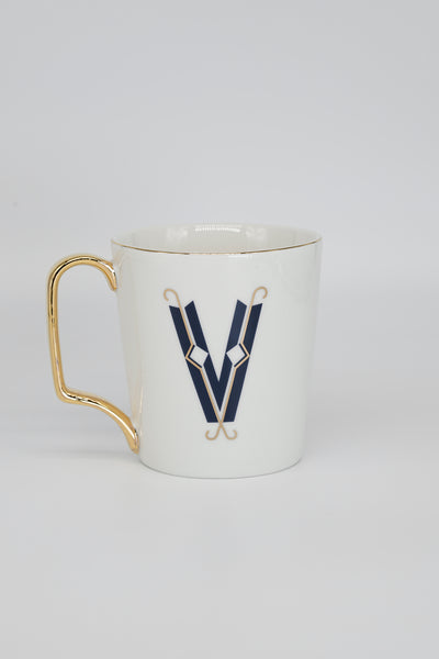 Buchstaben Tasse V