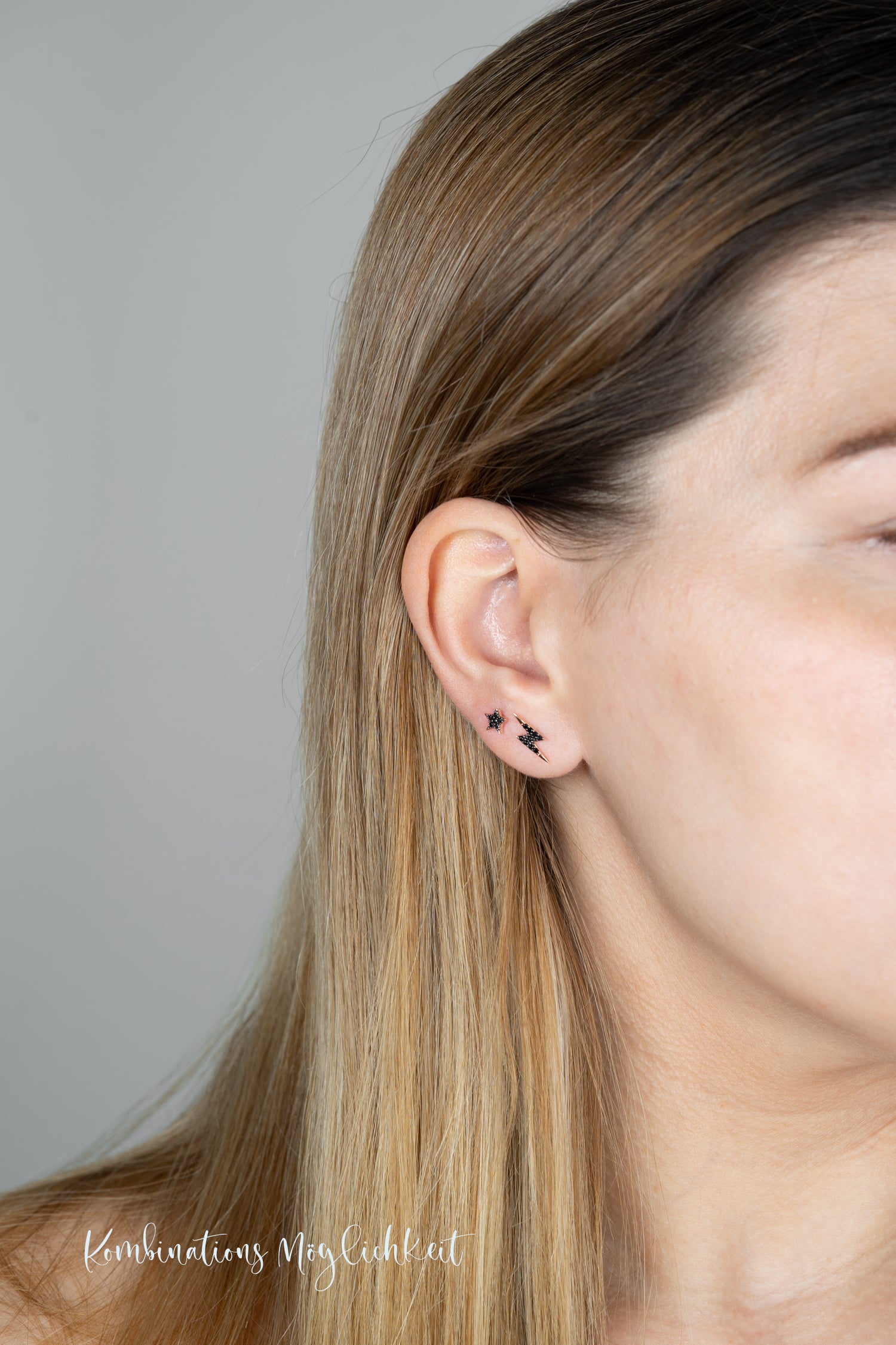 Ohrstecker LIGHTNING roségold