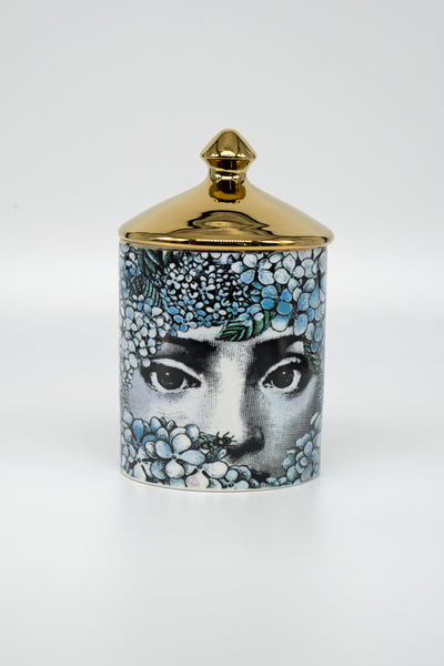 Deko Gefäß - WOMAN BLUE FLOWERS