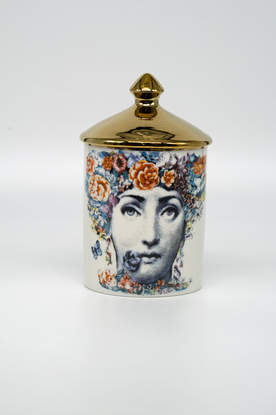 Deko Gefäß - WOMAN COLOURED FLOWERS