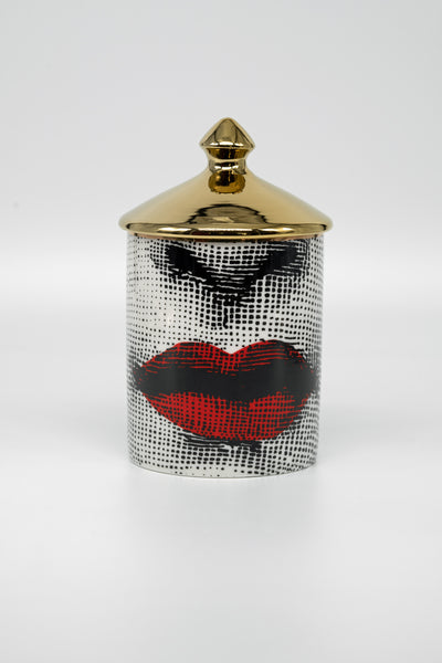 Deko Gefäß - RED LIPS