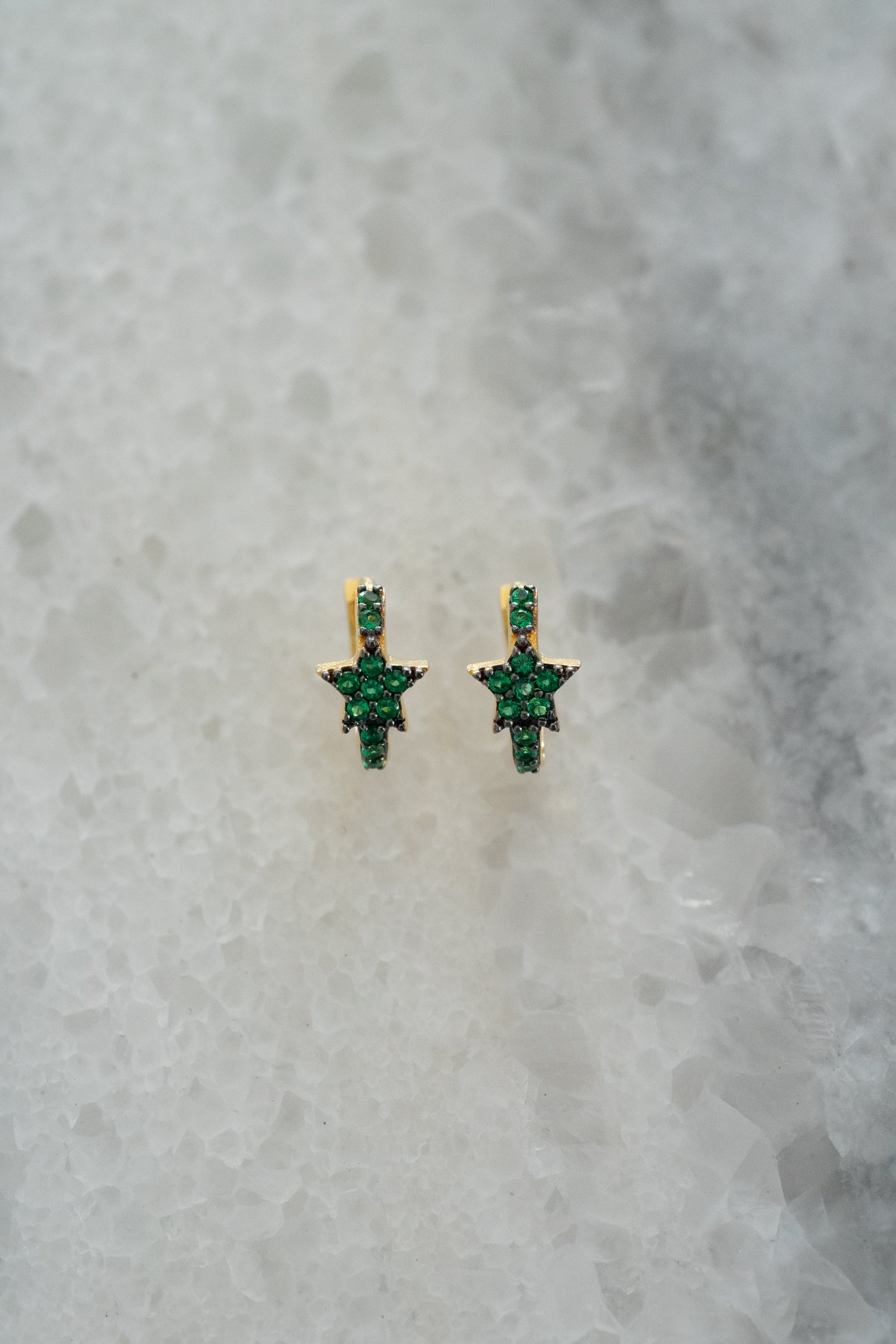 Creole GREEN SMARAGD STAR gold