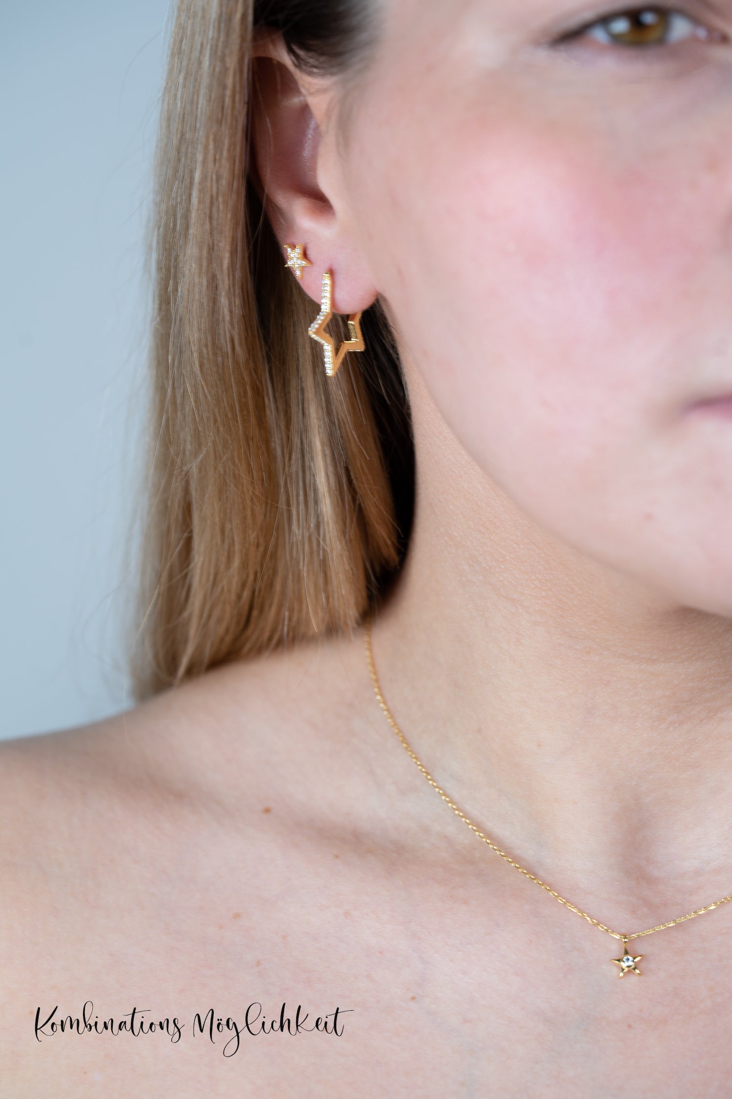 Ohrstecker STAR gold