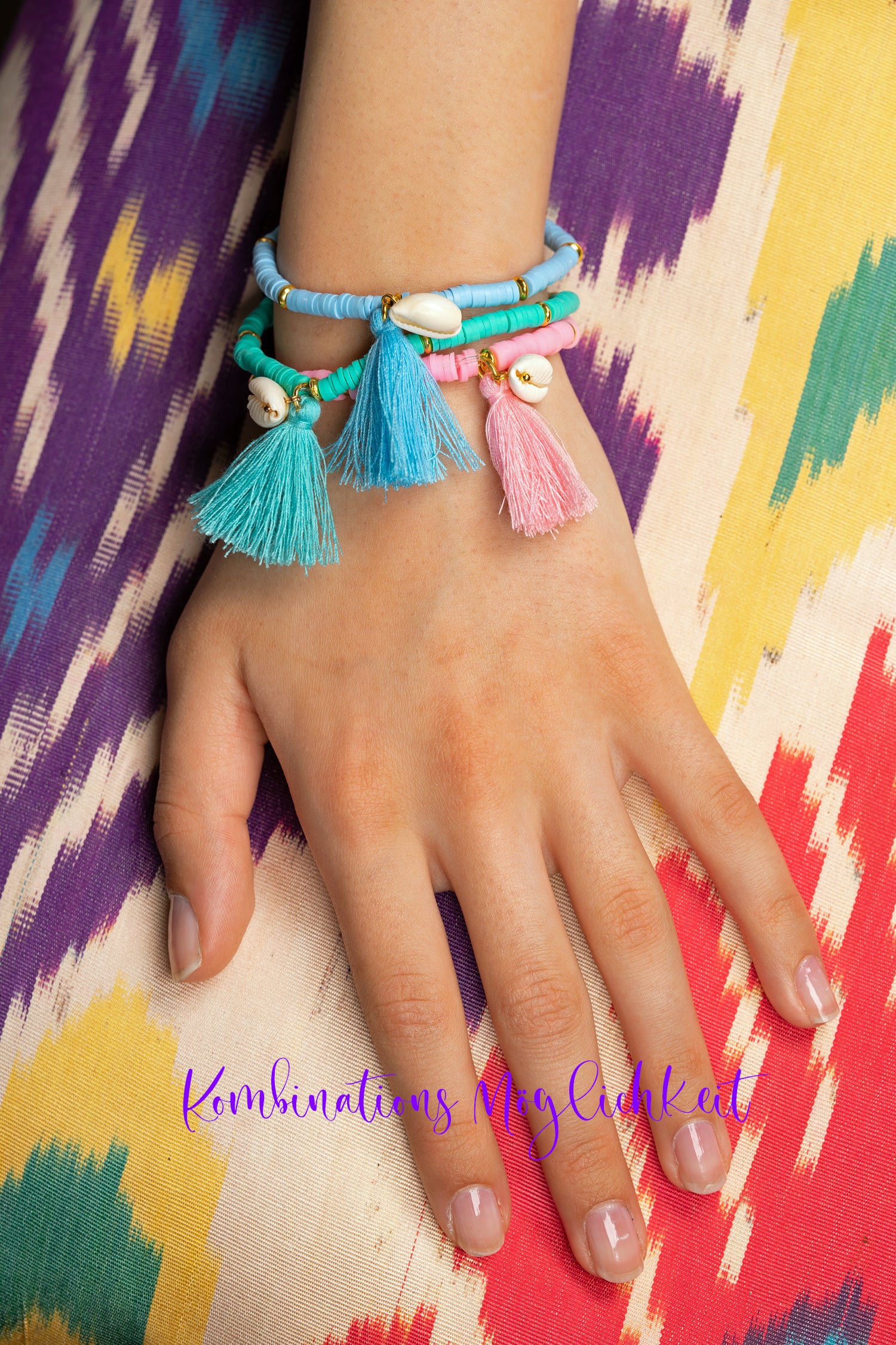 Armband Katsuki BOHO-HIPPIE in 3 verschiedenen Farben erhältlich