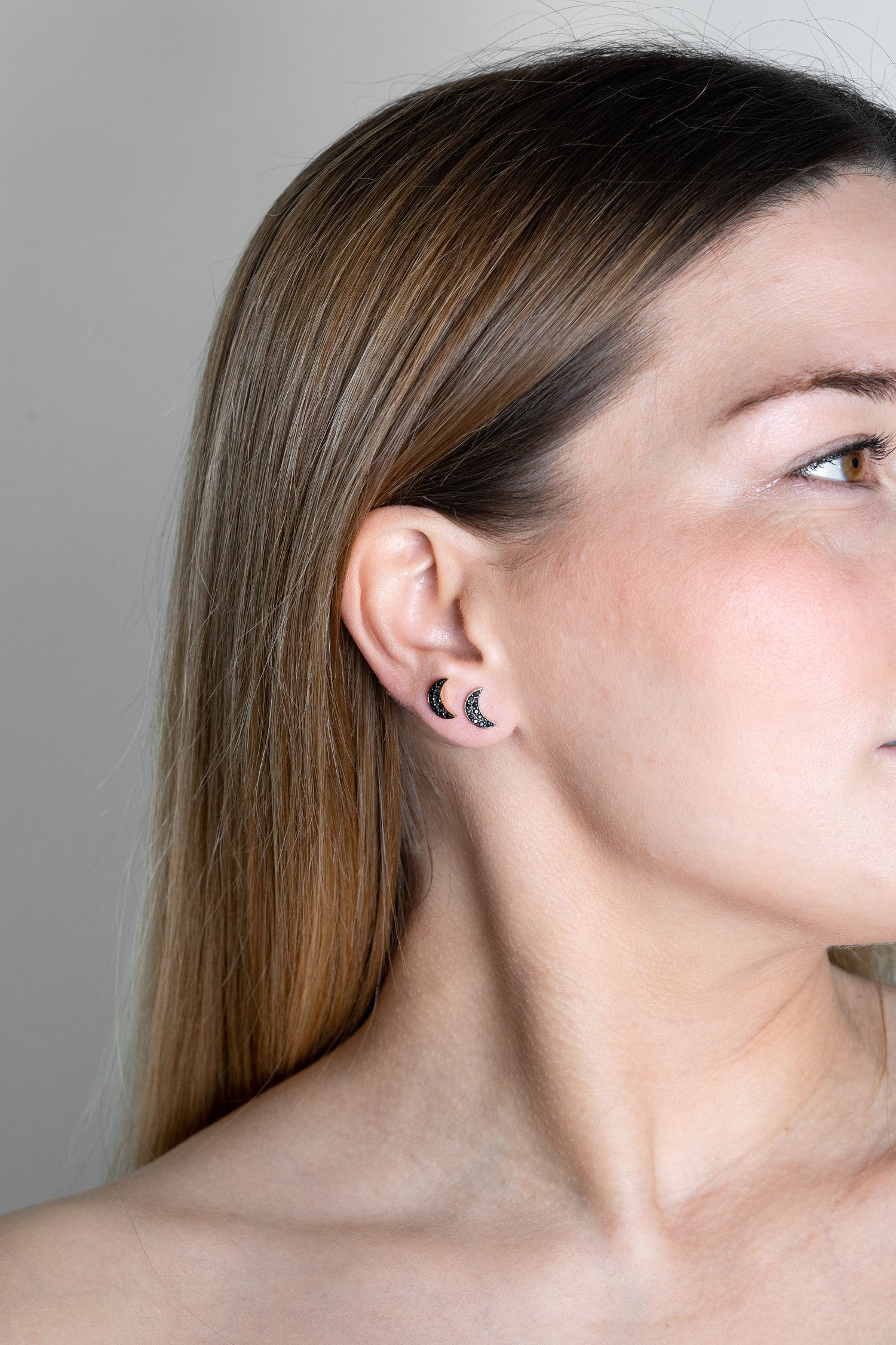 Ohrstecker MOON gold