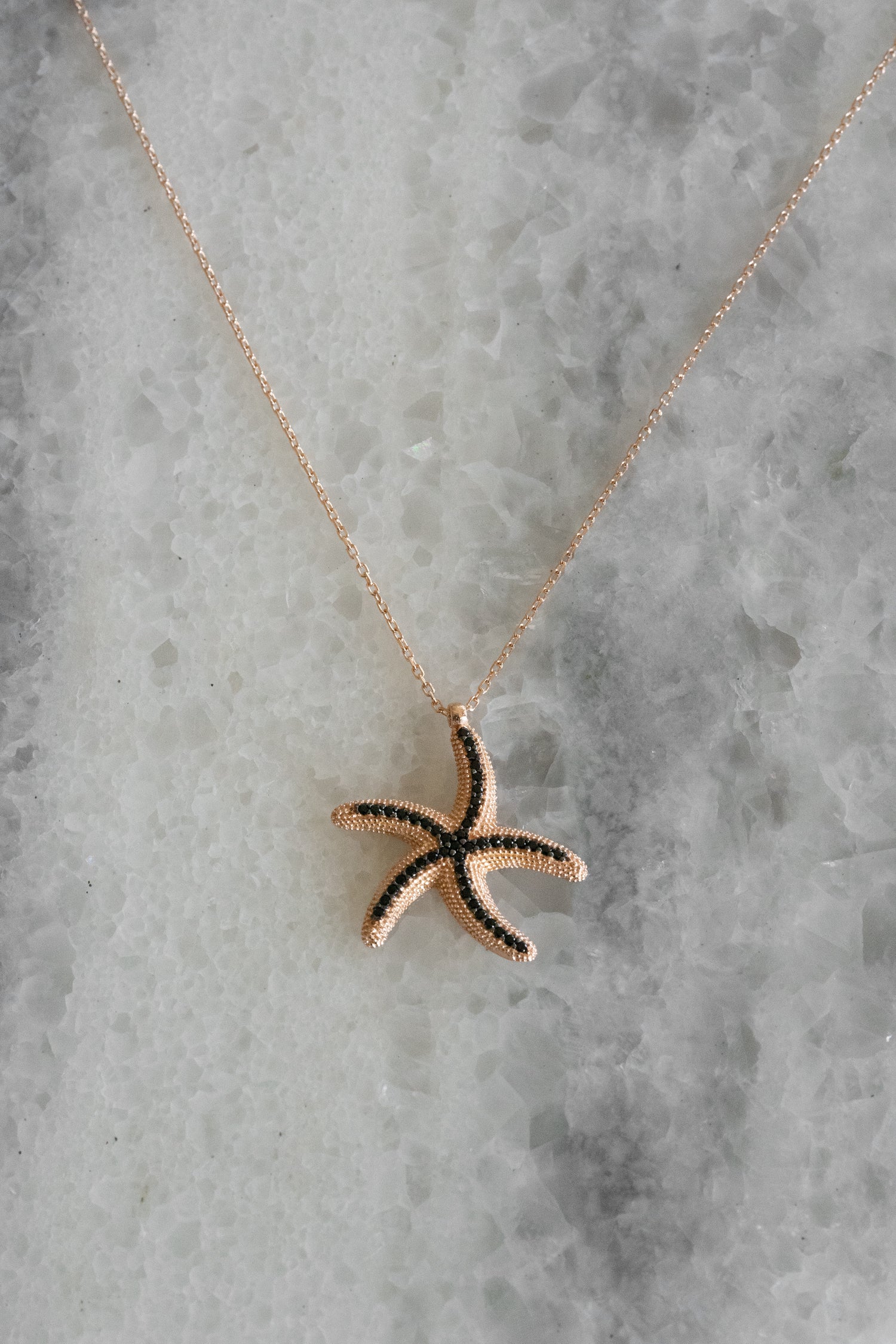 Kette BLACK SEASTAR roségold