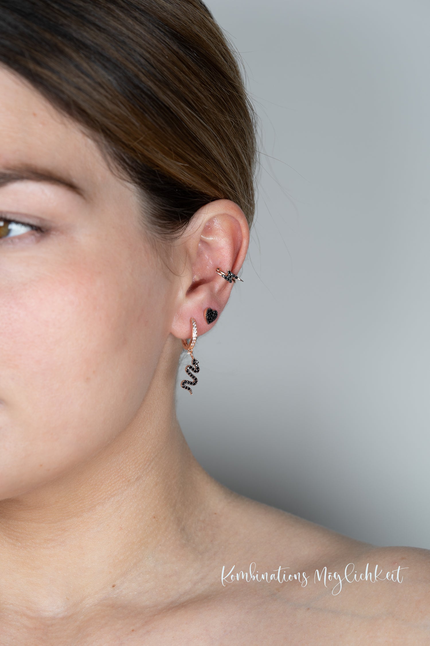 Ohrstecker HEART roségold