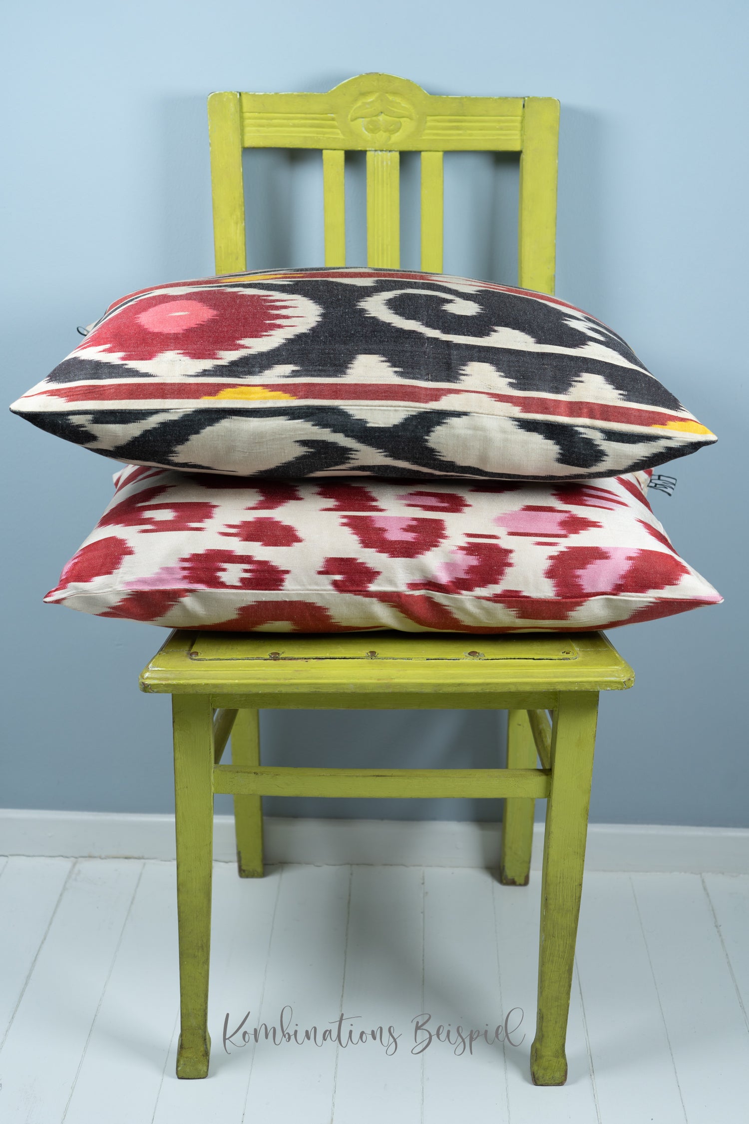 Seidenkissen CRAZY OWL schwarz