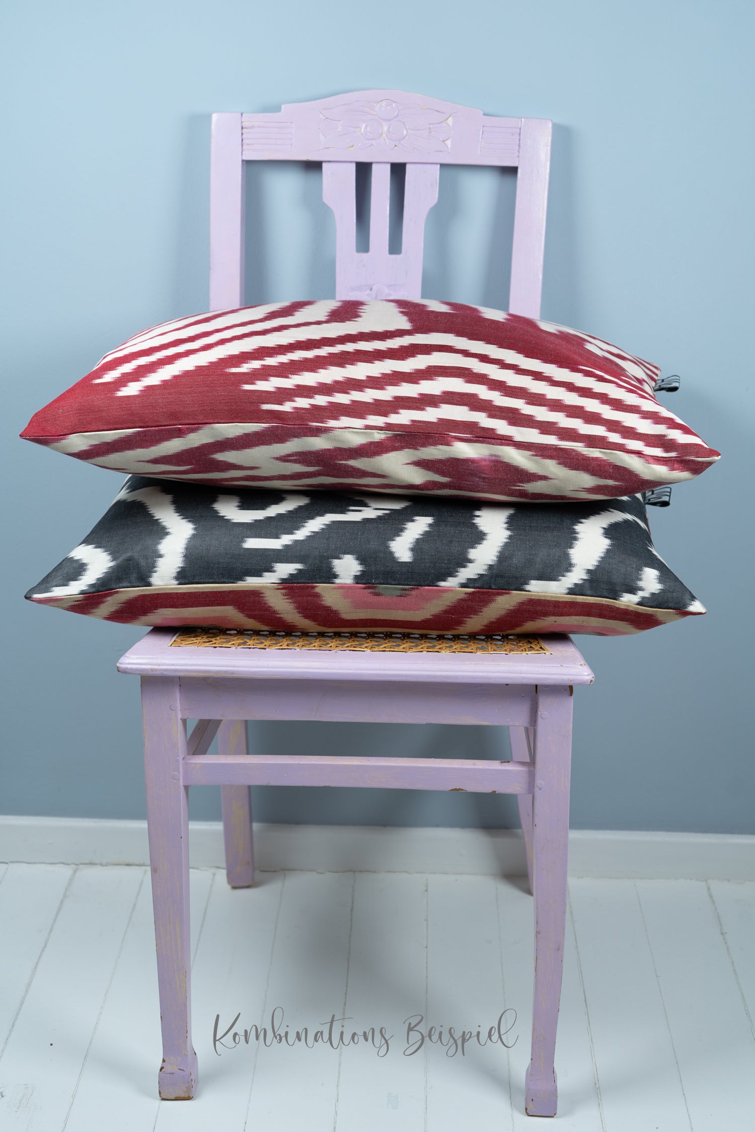 Seidenkissen STRAWBERRIES CREAM rot