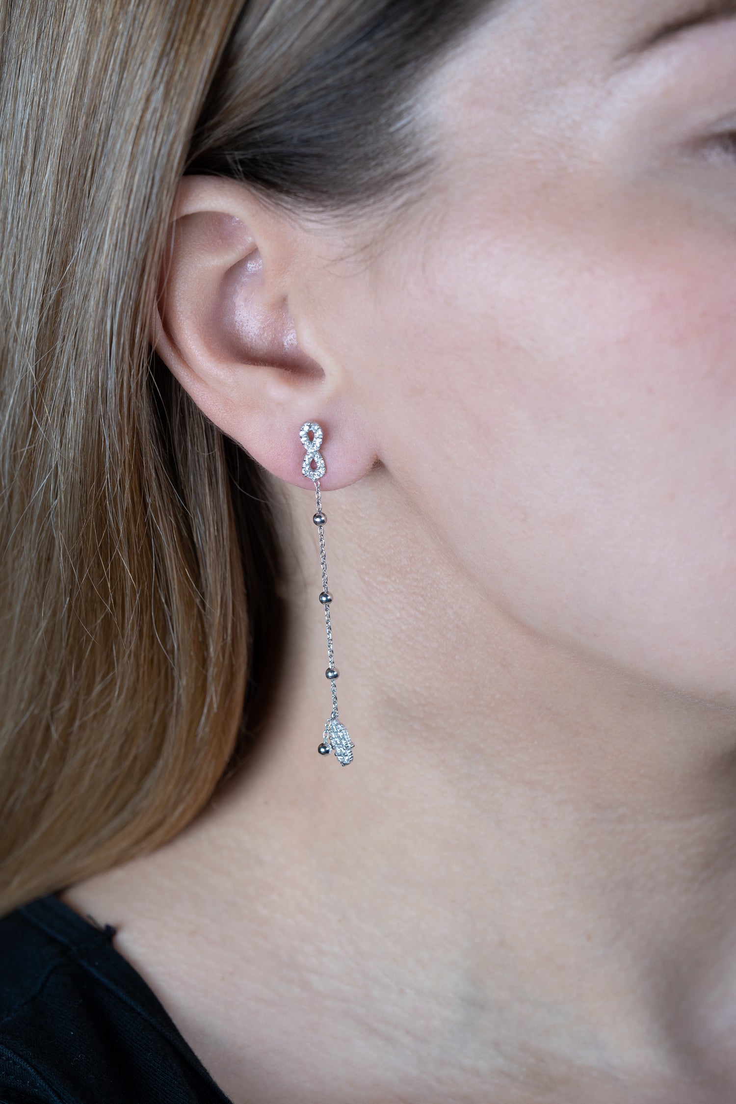 Ohrhänger FATIMA AND INFINITY silber