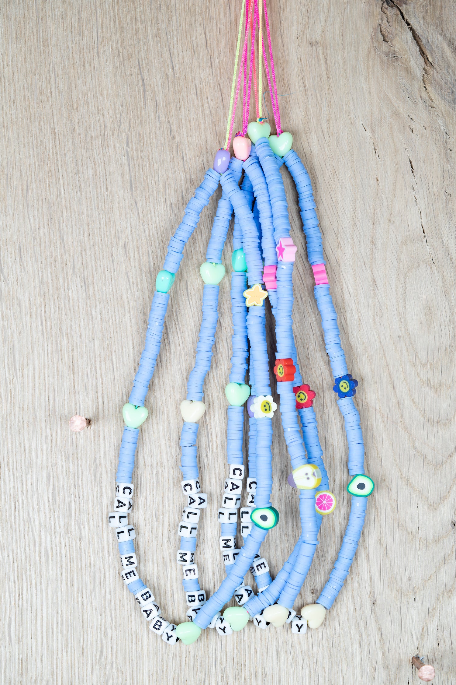 Handykette CALL ME BABY hellblau