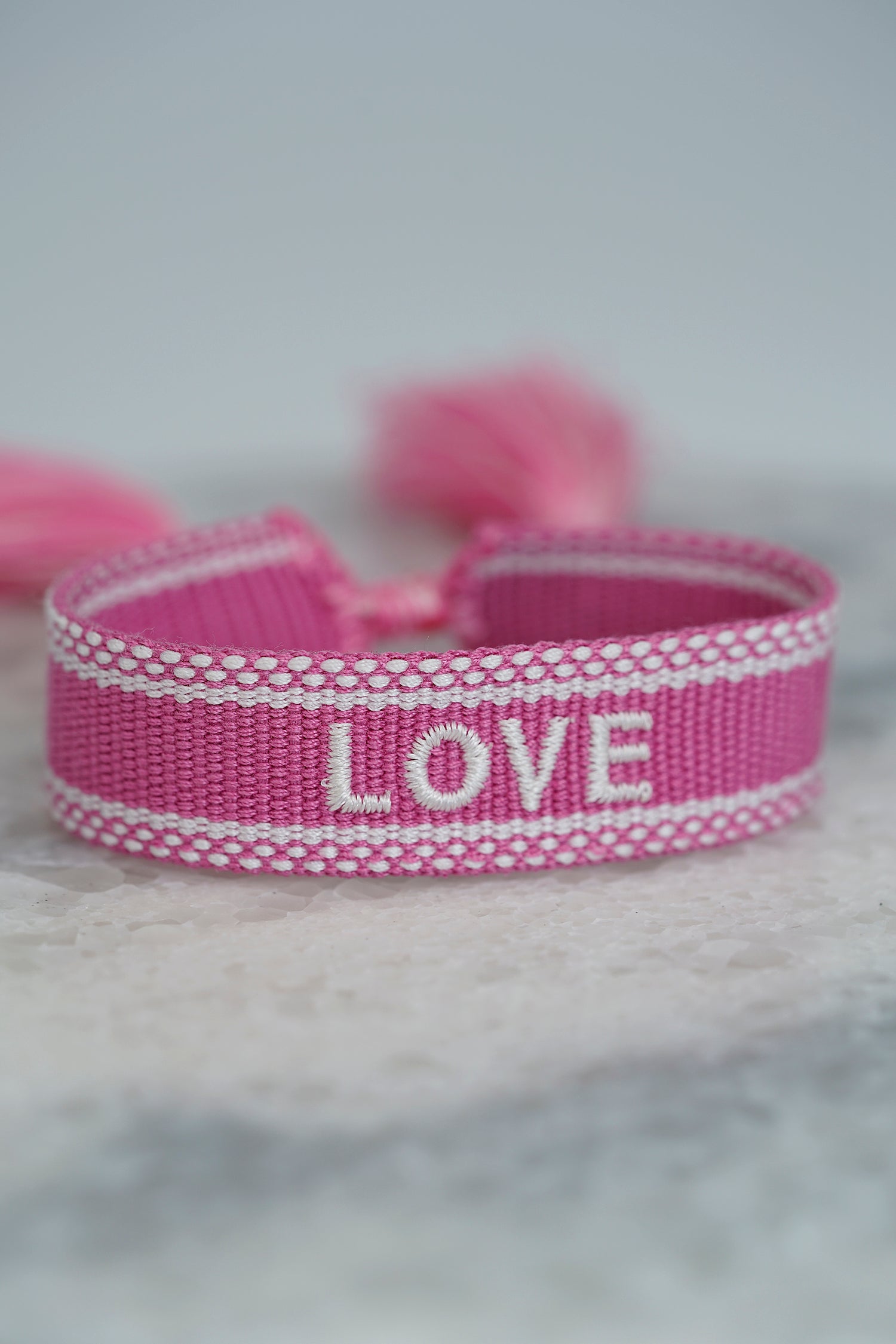 Statement Armband LOVE pink